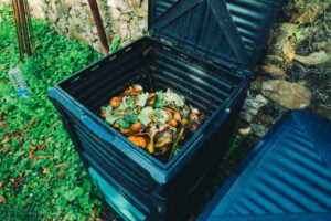 traditional compost bin