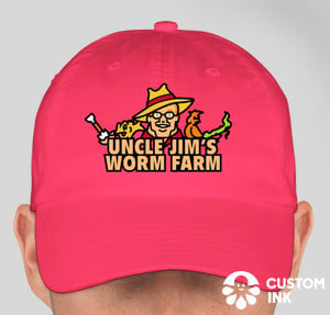 Pink Uncle Jim's Hat
