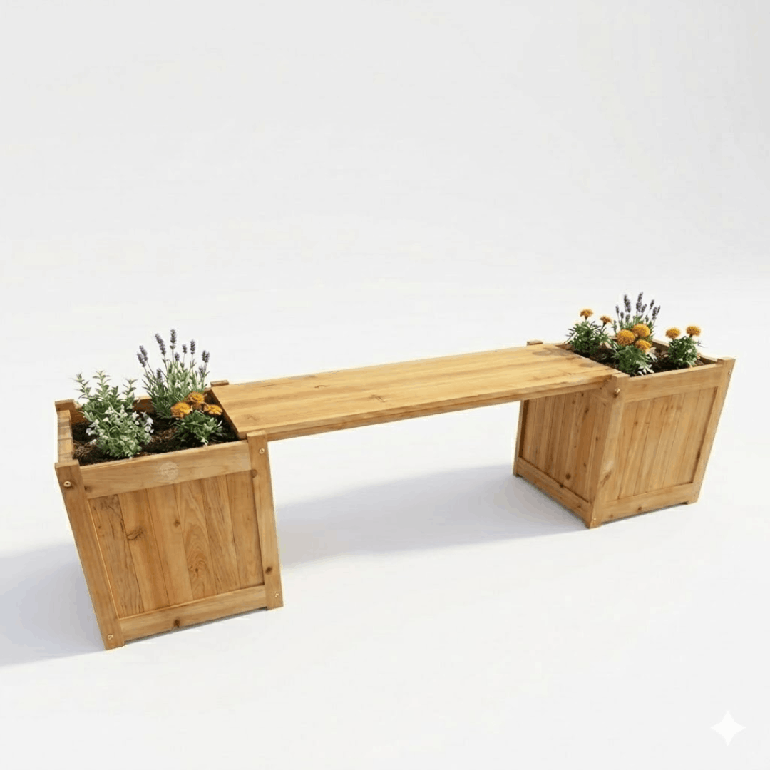 Uncle Jim's Worm sit and grow wooden seat kit.