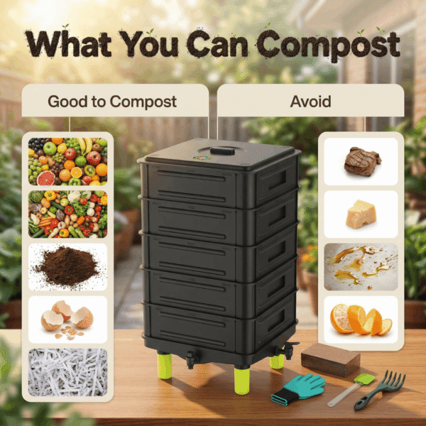 Worm Cafe Compost Bin for Worm Farming | Uncle Jim's Worm Farm