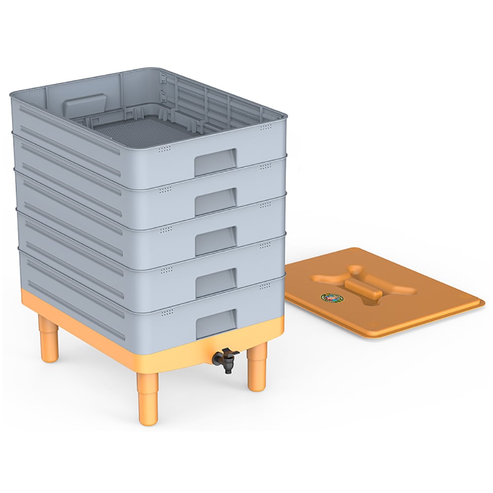 Worm Box™ 5-Tray Composting System - FREE SHIPPING. - Image 2