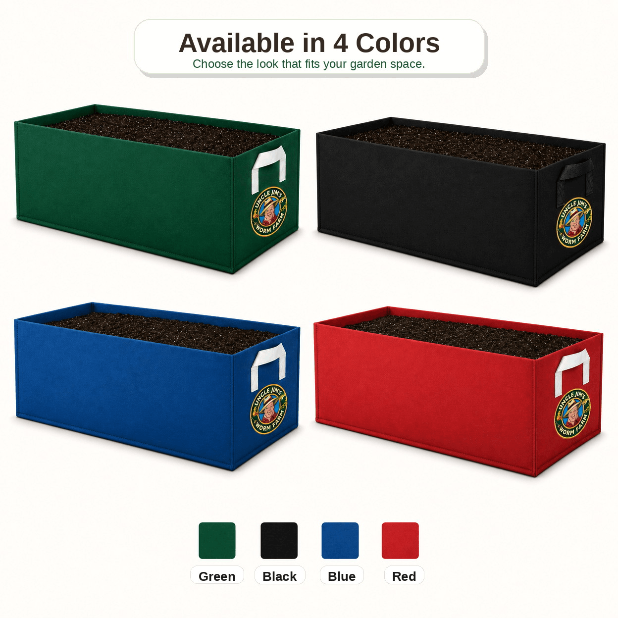 Uncle Jim's Fabric Raised Garden Beds (3-Pack) - Image 2