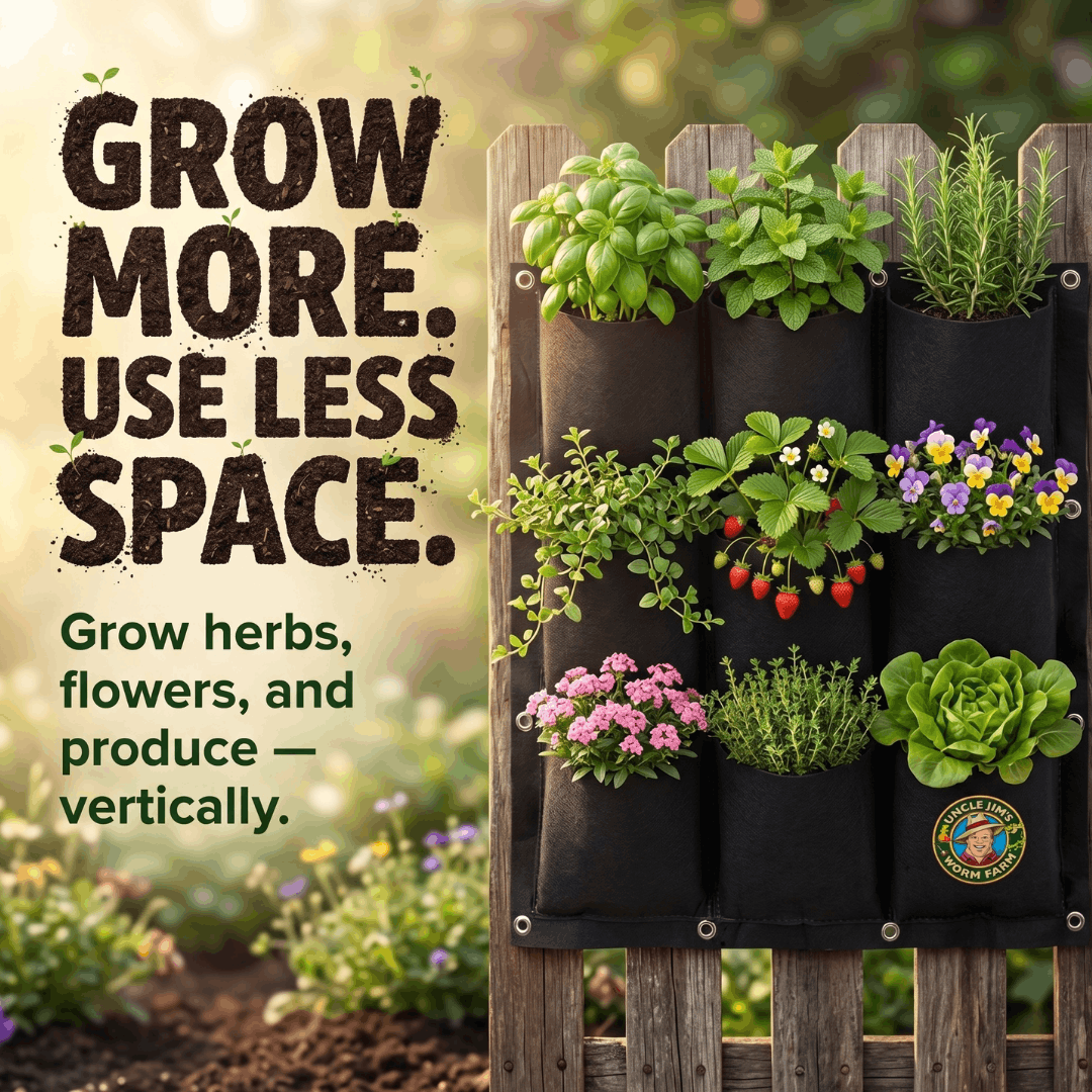 Uncle Jim’s 9-Pocket Vertical Garden Wall Planter (2) Pack. Free Shipping. - Image 7